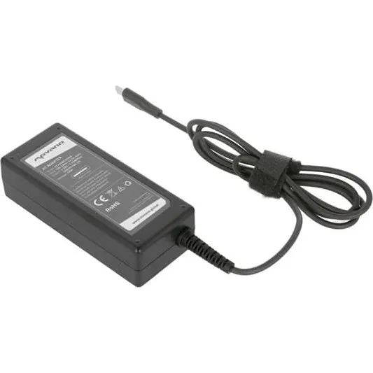 Movano USB-C 65W Strømforsyning - Universel oplader i sort