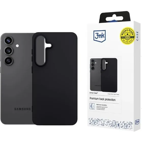 3mk Matt Case til Samsung Galaxy S25 FE - Sort
