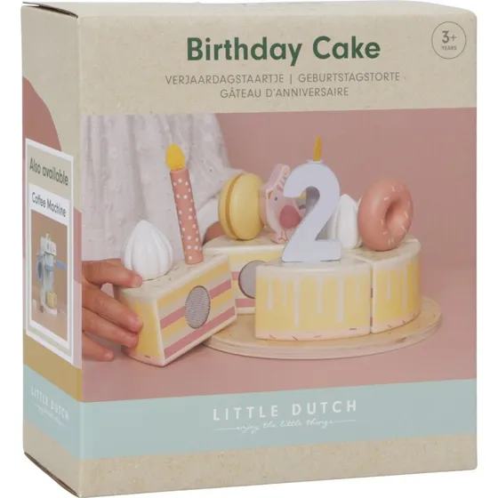Little Dutch - Træ fødselsdagslagkage, rosa
