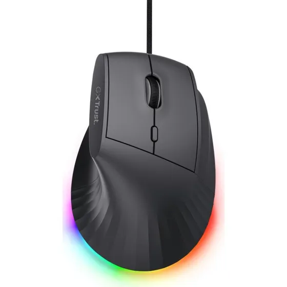Trust MAU Gaming GXT145 REXXA - Ergonomisk mus med RGB og 12800 DPI