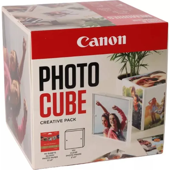 Canon PP 201 Fotopapir Pink, Skinnende, 130 x 130 mm (40 ark)