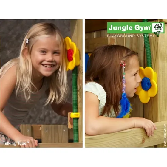 Jungle Gym Talerør - Farverigt kommunikationssæt til legestativ
