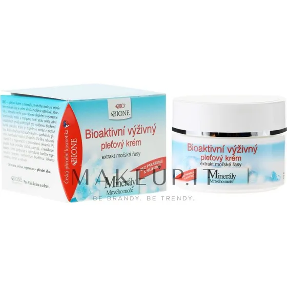 Bione Cosmetics Bio-nærende ansigtscreme med Dødehavsmineraler 51 ml