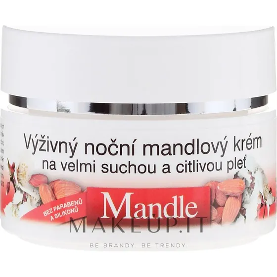 Bione Cosmetics Mandelplejende natcreme til meget tør hud, 51 ml