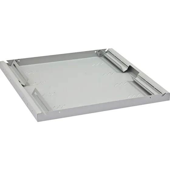 Triton Rackhylde 1U, 19" Ventileret, 750mm, Lysegrå
