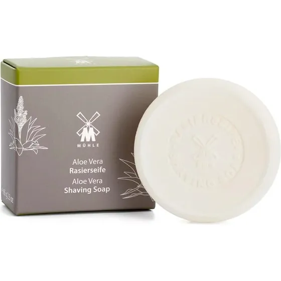 Mühle Barbersæbe Aloe Vera 65 g (Refill, vegan)