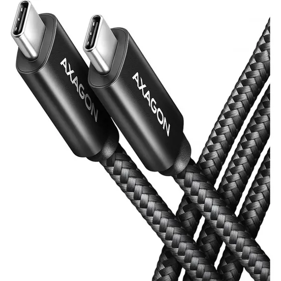 AXAGON USB4 Gen3x2 USB-C til USB-C Kabel, 50 cm, Sort