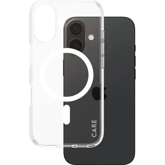 PanzerGlass CARE Flagship MagSafe Cover til iPhone 16 - Hvid