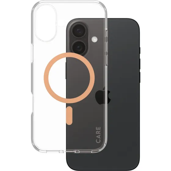 PanzerGlass CARE Flagship Peachy MagSafe Cover til iPhone 16 Plus