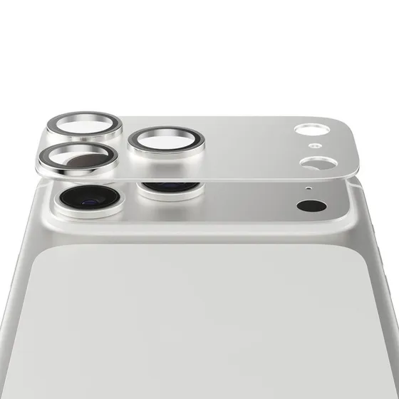 PanzerGlass Fender Kamerabeskyttelse til iPhone 17 Pro Max - Sølv