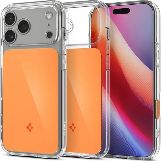 Spigen Ultra Hybrid T MagSafe til iPhone 17 Pro - Glossy Orange