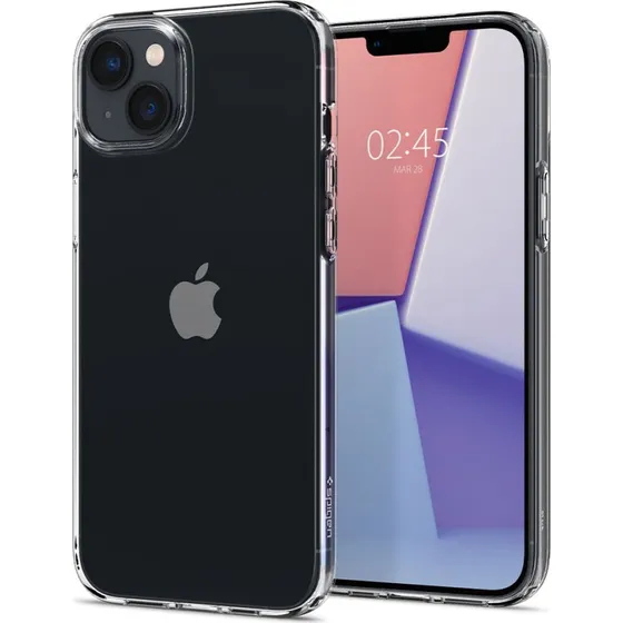 Spigen Liquid Crystal Cover til iPhone 14 - Crystal Clear