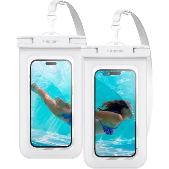 Spigen Aqua Shield A601 Vandtæt Cover (2 stk.) - Hvid