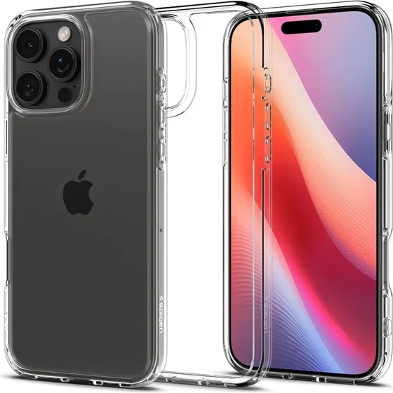 Spigen Ultra Hybrid Case til iPhone 16 Pro Max - Crystal Clear