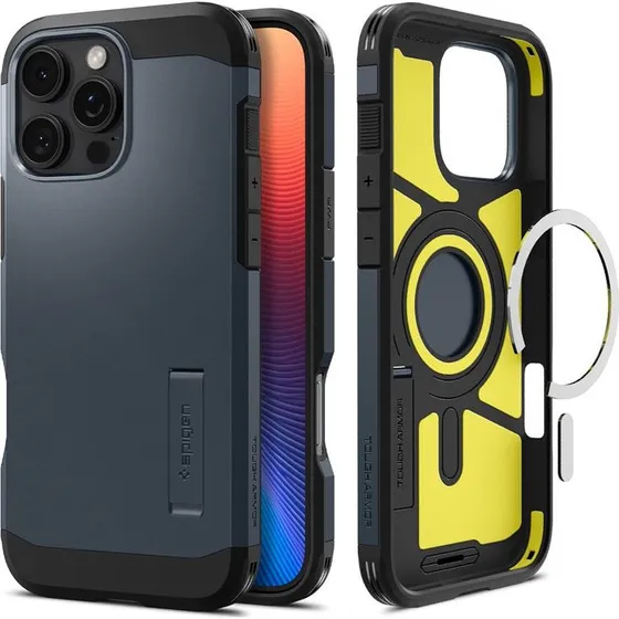Spigen Tough Armor MagSafe til iPhone 16 Pro Max - Metal Slate