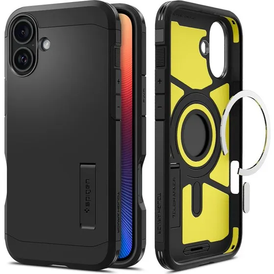 Spigen Tough Armor MagSafe til iPhone 16 Plus - Sort