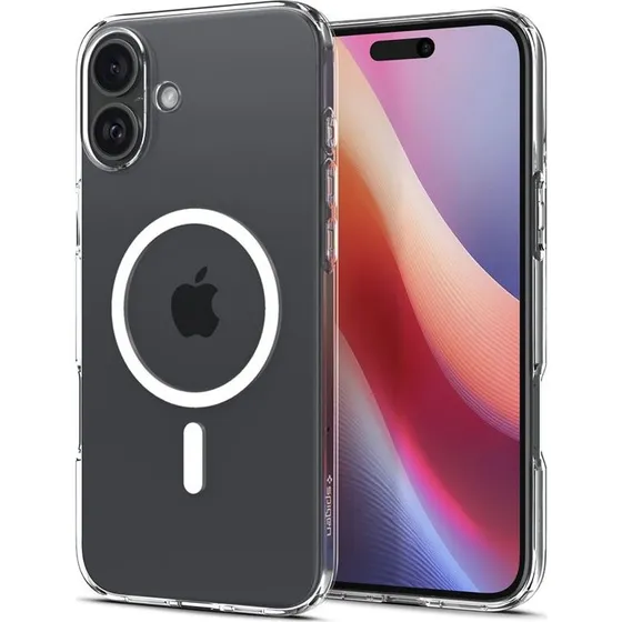 Spigen Liquid Crystal MagSafe Case til iPhone 16 - Crystal Clear