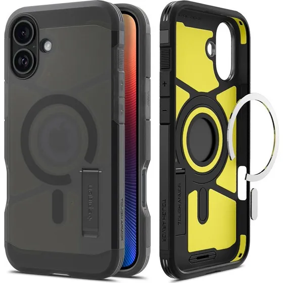 Spigen Tough Armor MagSafe til iPhone 16 - Frost Black