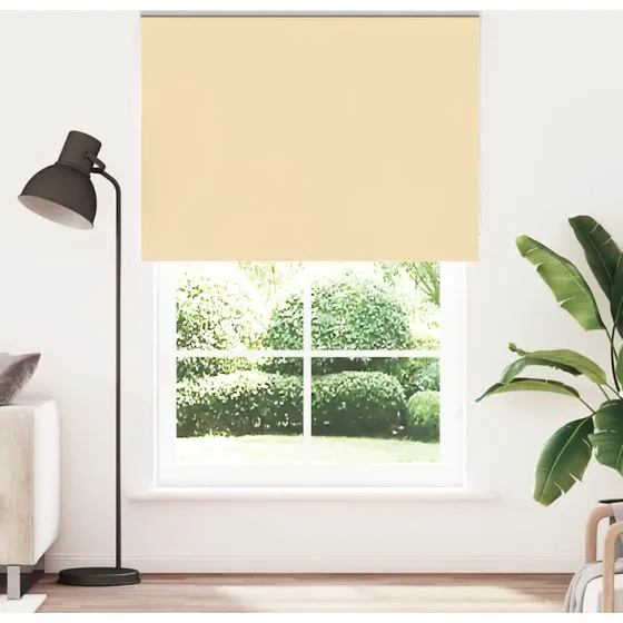 vidaXL mørklægningsrullegardin 165x230 cm, beige
