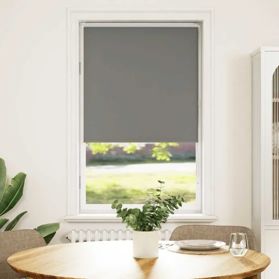 vidaXL mørklægningsrullegardin 85x150 cm - Grå