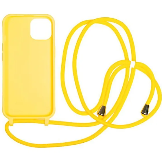 Mobile Origin Lanyard Case til iPhone 14 - Gul