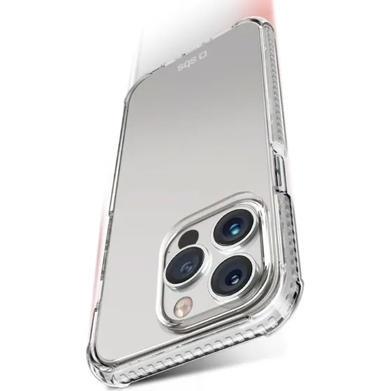 SBS Extreme X3 Cover til iPhone 15 Pro - Gennemsigtig