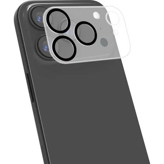 Celly iPhone 17 Pro Kameralinsebeskytter – Hærdet glas