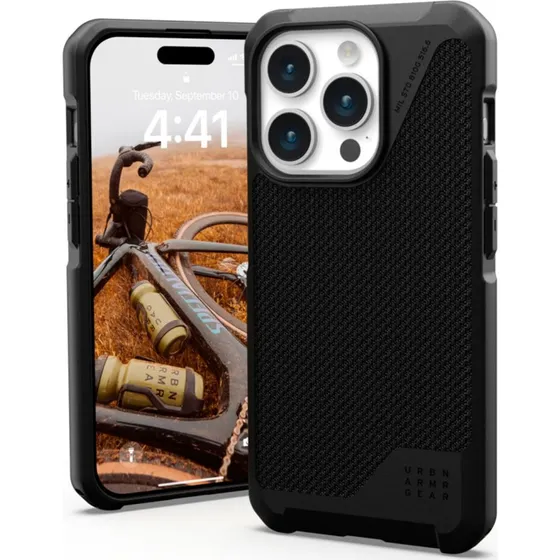 UAG Metropolis LT MagSafe Kevlar Black til iPhone 15 Pro