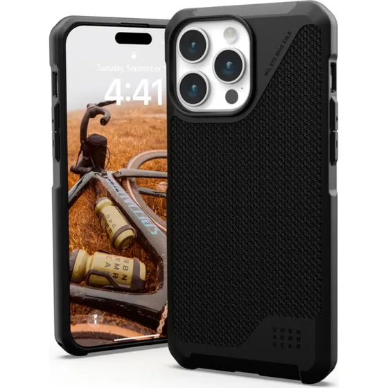 UAG Metropolis LT MagSafe Kevlar Black til iPhone 15 Pro Max
