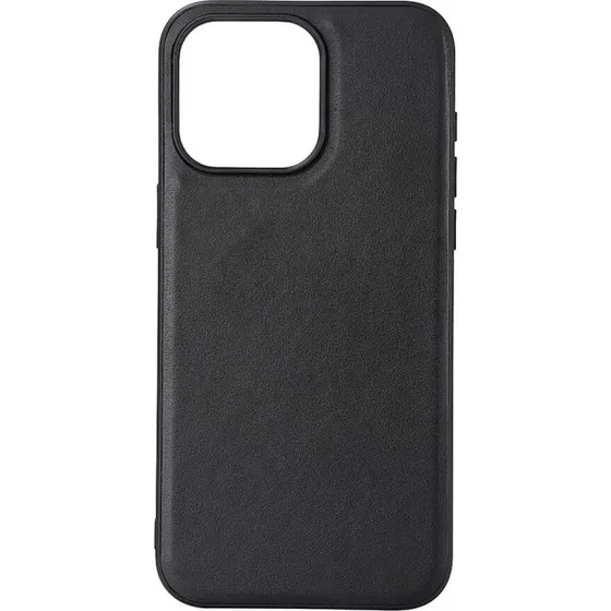 Buffalo MagSeries PU Mobilcover til iPhone 15 Pro Max - Sort