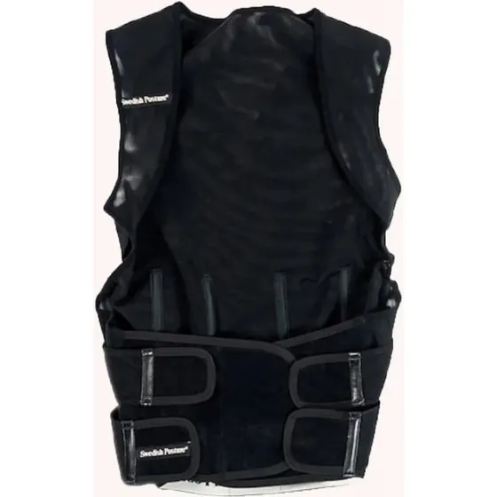 Swedish Posture Holdningskorrigerende Vest - Sort, L