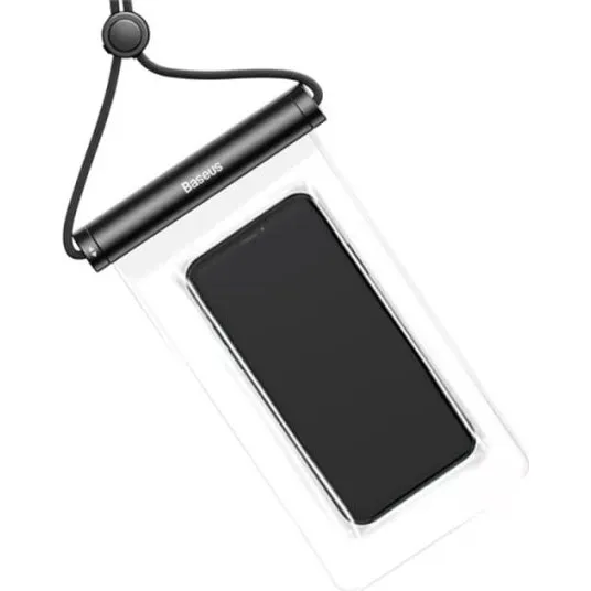 Baseus AquaGlide Vandtæt Mobilcover - 7,2" IPX8 - Sort