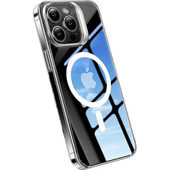 Torras UPRO Lstand Clear-Mag til iPhone 15 Pro (Transparent)
