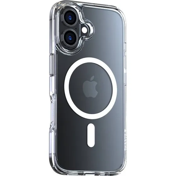 Torras Diamond-Mag Series Case til iPhone 16 Plus - Transparent