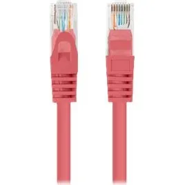 Lanberg CAT 5/5e U/UTP Patchkabel, 2m, Rød RAL 3017 (10 stk.)