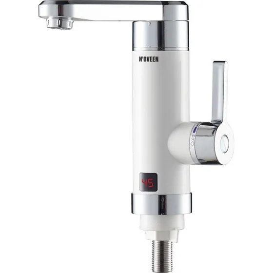 Noveen IWH460 Gennemstrømsvandvarmer, 3.600W, 2,5 L/min, Hvid