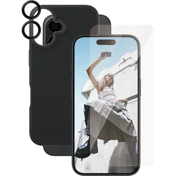 PanzerGlass CARE by Fashion 3-in-1 Bundle til iPhone 16