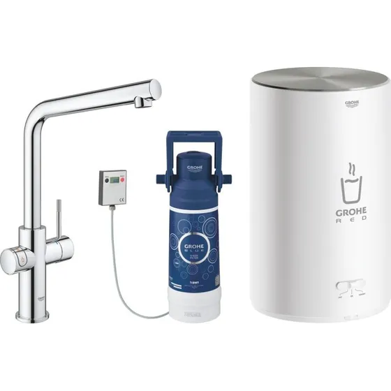 Grohe Red Duo M køkkenarmatur med kogende vand, krom