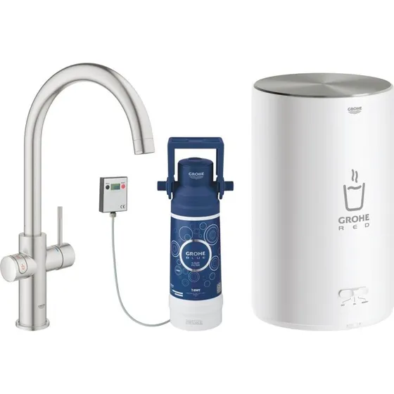 Grohe Red Duo Køkkenarmatur med kogende vand, M, Krom