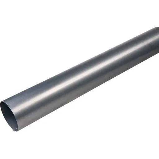Plastmo Stål Plus nedløbsrør 90 mm - 3 meter