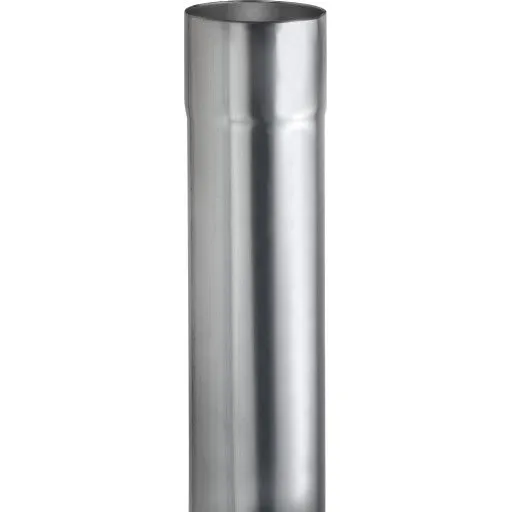 VMzinc nedløbsrør, Ø87x0,7 mm, 3 meter, zink