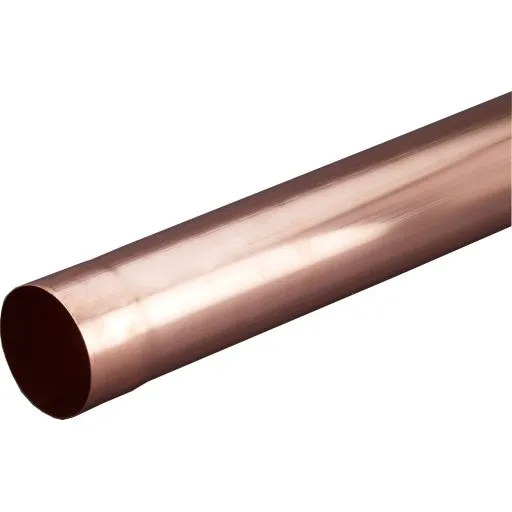 VMzinc nedløbsrør, Ø87 mm, 3 meter, kobber
