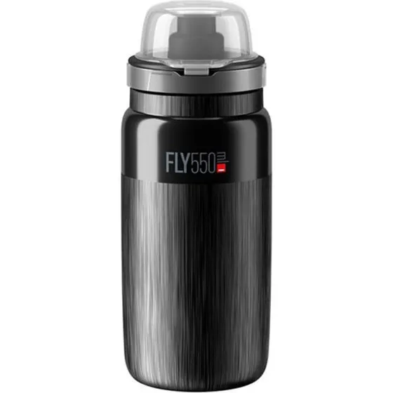 Elite Fly Tex MTB Drikkedunk 550ml - Sort/Grå