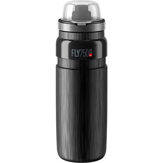 Elite Fly Tex MTB Drikkedunk 750ml - Sort med grå logo