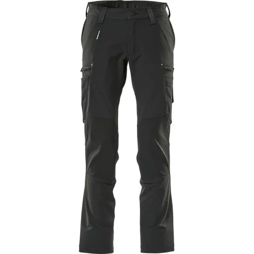 Mascot Advanced arbejdsbukser med stretch, sort, str. 90C58