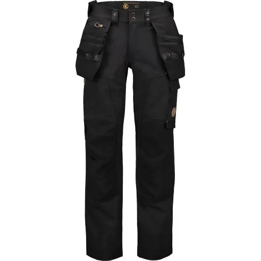 Westborn håndværkerbukser med stretch, sort, str. 82C46