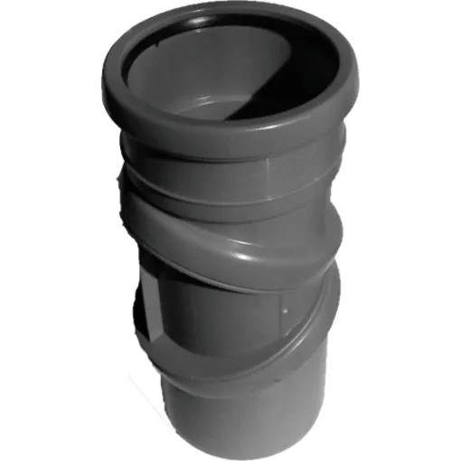 Jotiflex rørbøjning 0-90°, Ø75 mm, drejbar, grå