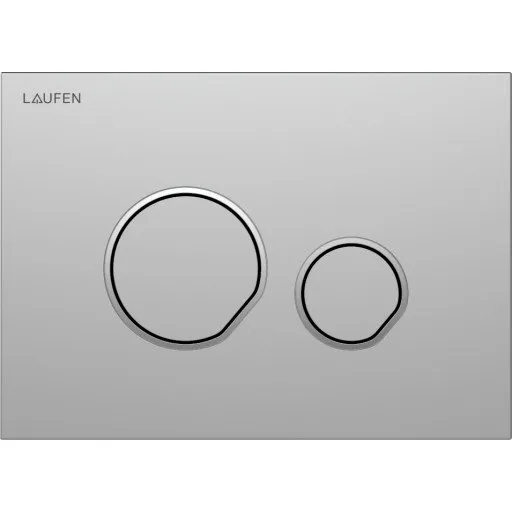 Laufen Lis AW105 betjeningsplade, mat krom