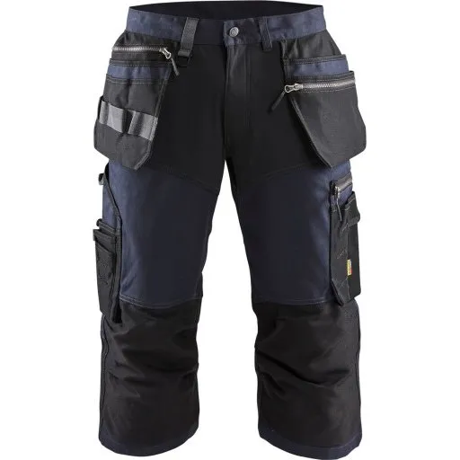 Blåkläder 1597 Håndværkerknickers, 2-vejs stretch, Marineblå/Sort, D100