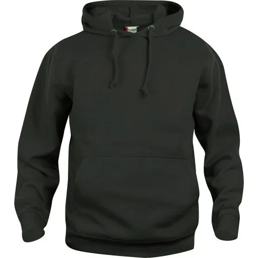Clique Basic hoodie, sort, str. 5XL